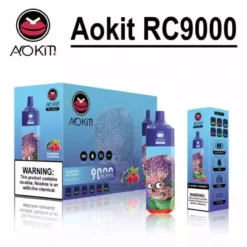 Aokit RC 9000 pust RGB Light 0 2 3 5 Nikotin engangs 2