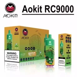 Aokit RC 9000 pust RGB Light 0 2 3 5 Nikotin engangs 5