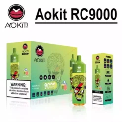 Aokit RC 9000 pust RGB Light 0 2 3 5 Nikotin engangs 8