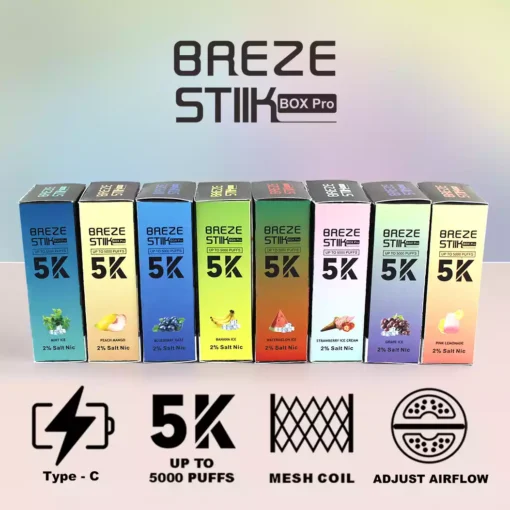 Breze Stiik Box Pro 5000 Puffs 14