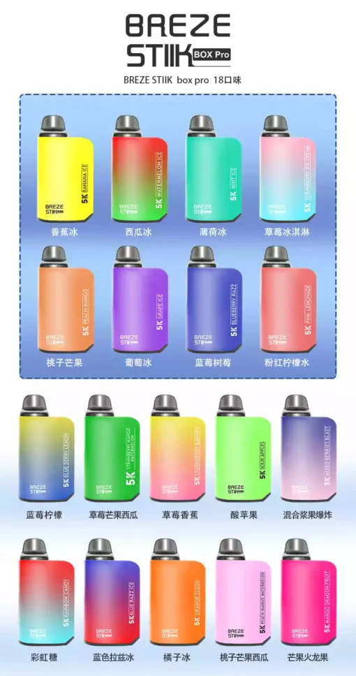 Breze Stiik Box Pro 5000 Puffs 5