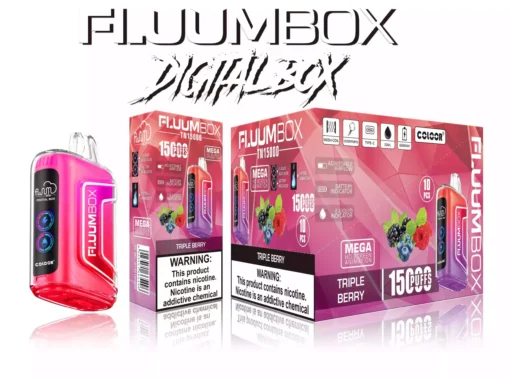 Fluum Box Digital 15000 Puffs 13 skaalattuna