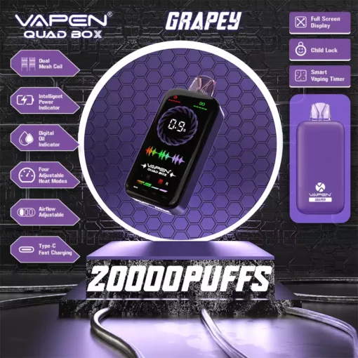 VAPEN QUAD BOITE 20000Puffs 24