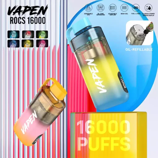 VAPEN ROCS 16000PUFF 3