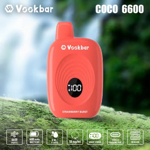 Vookbar Coco 6600 Puffs High Capacity Disposable Vape Kit 1