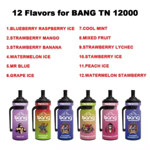 Bang King Tn 12000 Puffs E Cigarette Bang XXL Disposable Vape Pen Bang King 8000 9000 10000 Puffs Bottle Shape Electronic Cigarette Wholesale 2