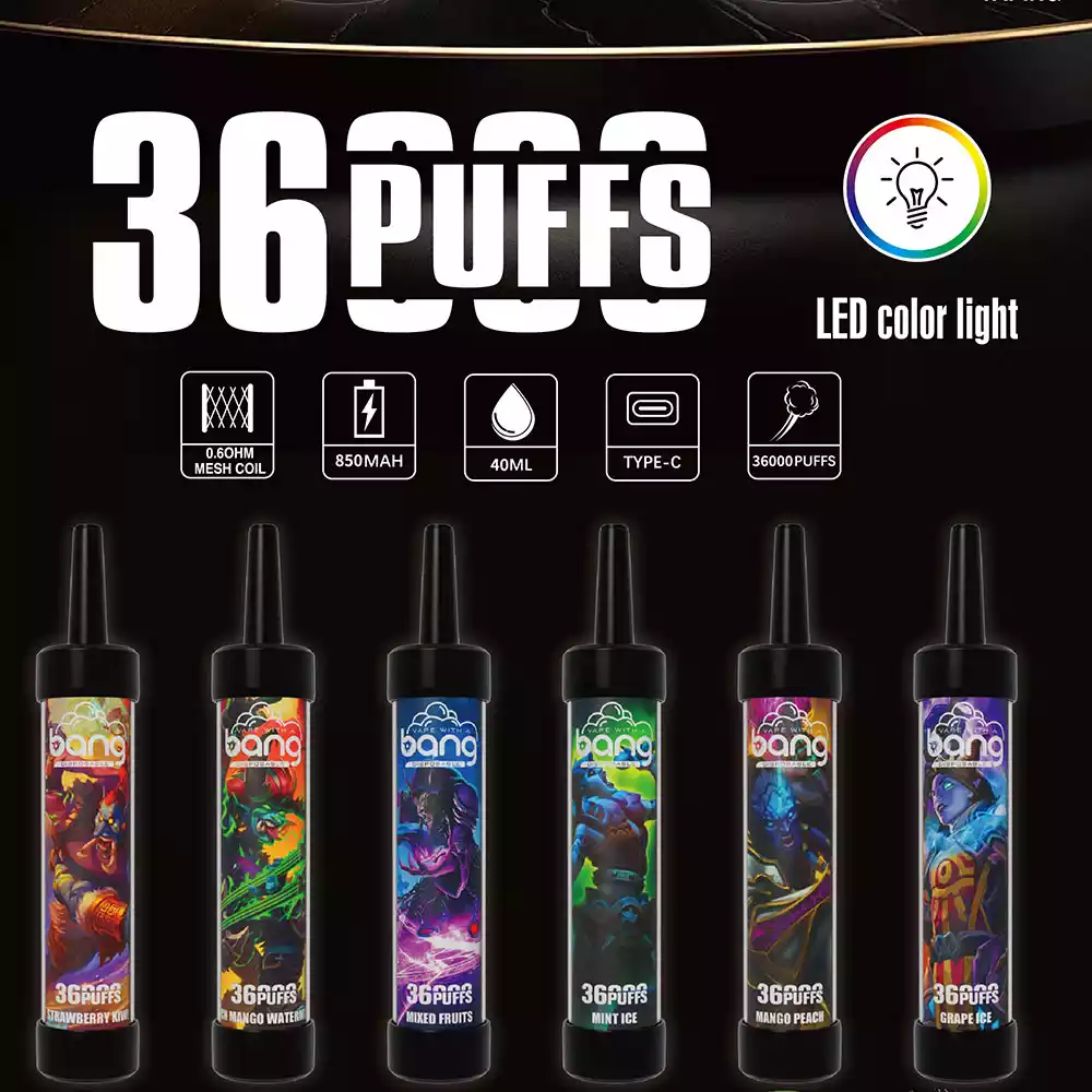 Best Bang 36000 Puffs Vape Flavors Reviewed