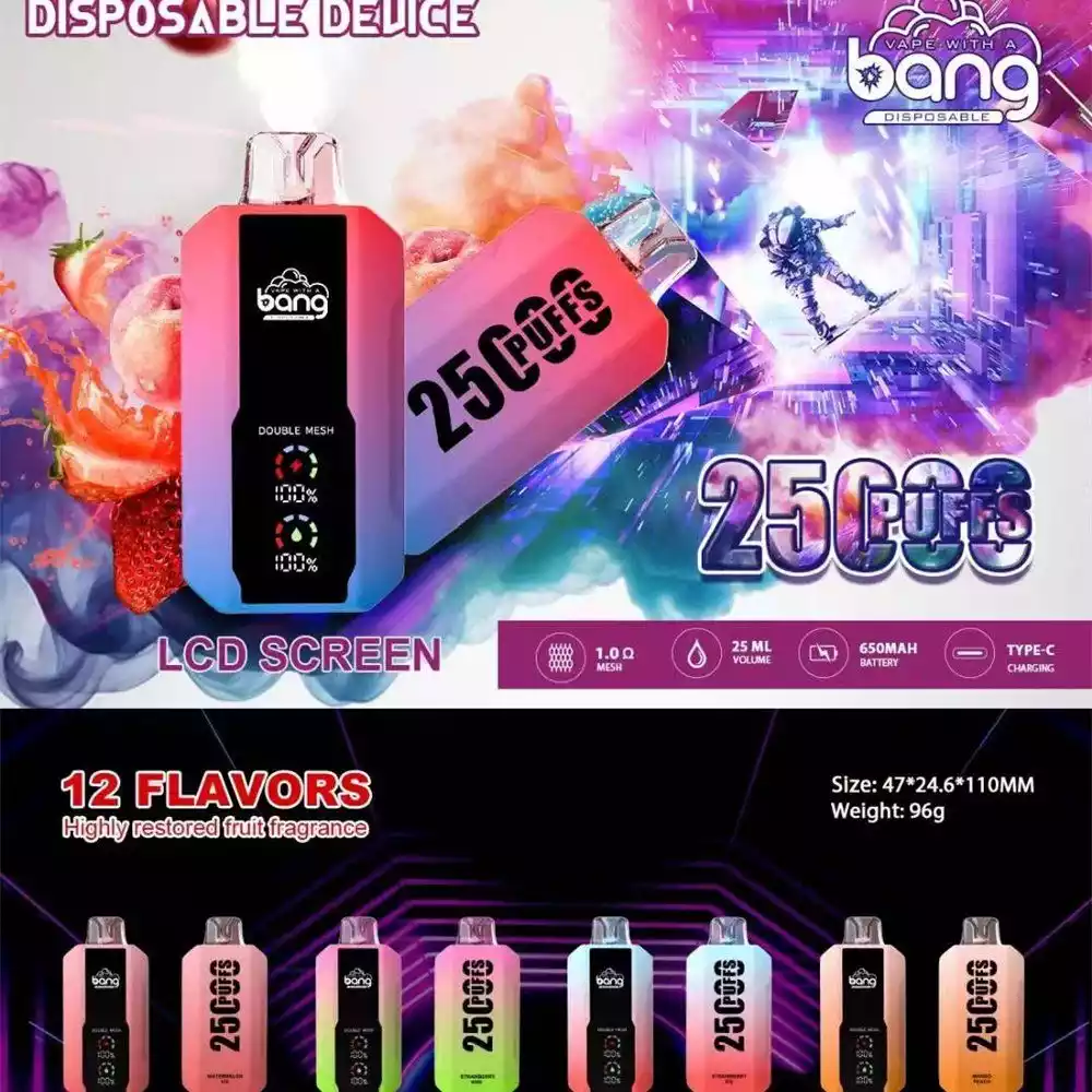 Bang 12000 15000 25000 Puffs Electric Cigarette 30ml Tornado 9000 Wholesale Disposable Vape Pen Alien Ecig 12000 King 10000 Puff Disposable Vape