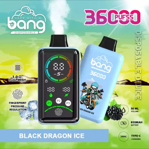 Bang 36000 Puffs Disposable Vape Pen Wholesale 0%, 2%, 3%, 5% Low Nicotine Rechargeable High Quality Bulk Buy Disposable Electronic Cigarette