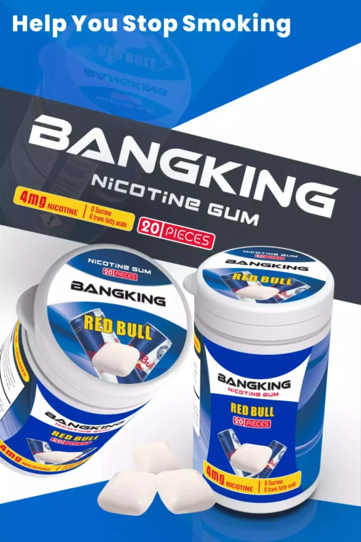 Bang King Nicotine Gum Wholesale 4mg Low Nicotine Rechargeable High Quality Bulk Buy