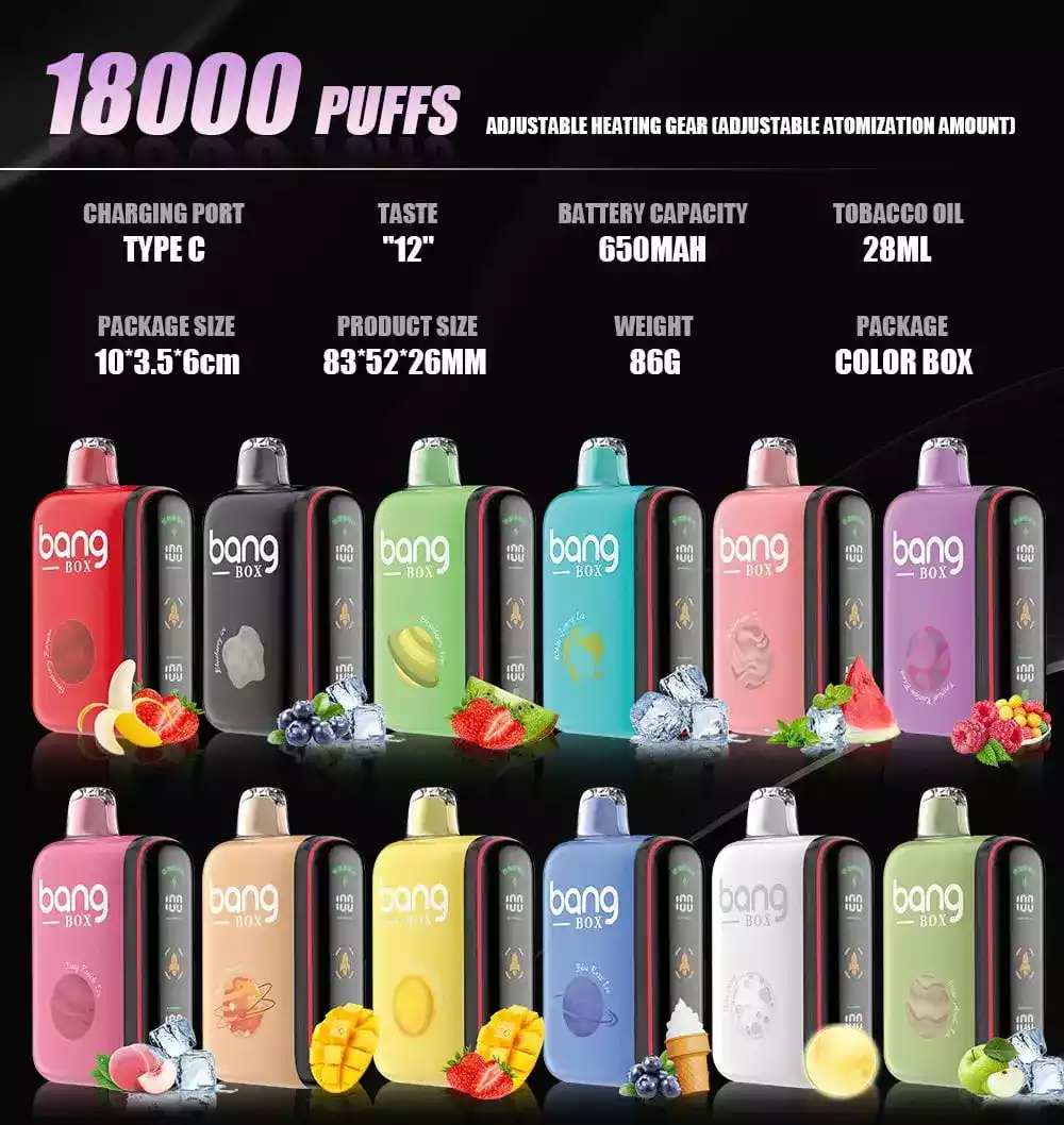 Bang box rocket 18000 puffs 3 1 2