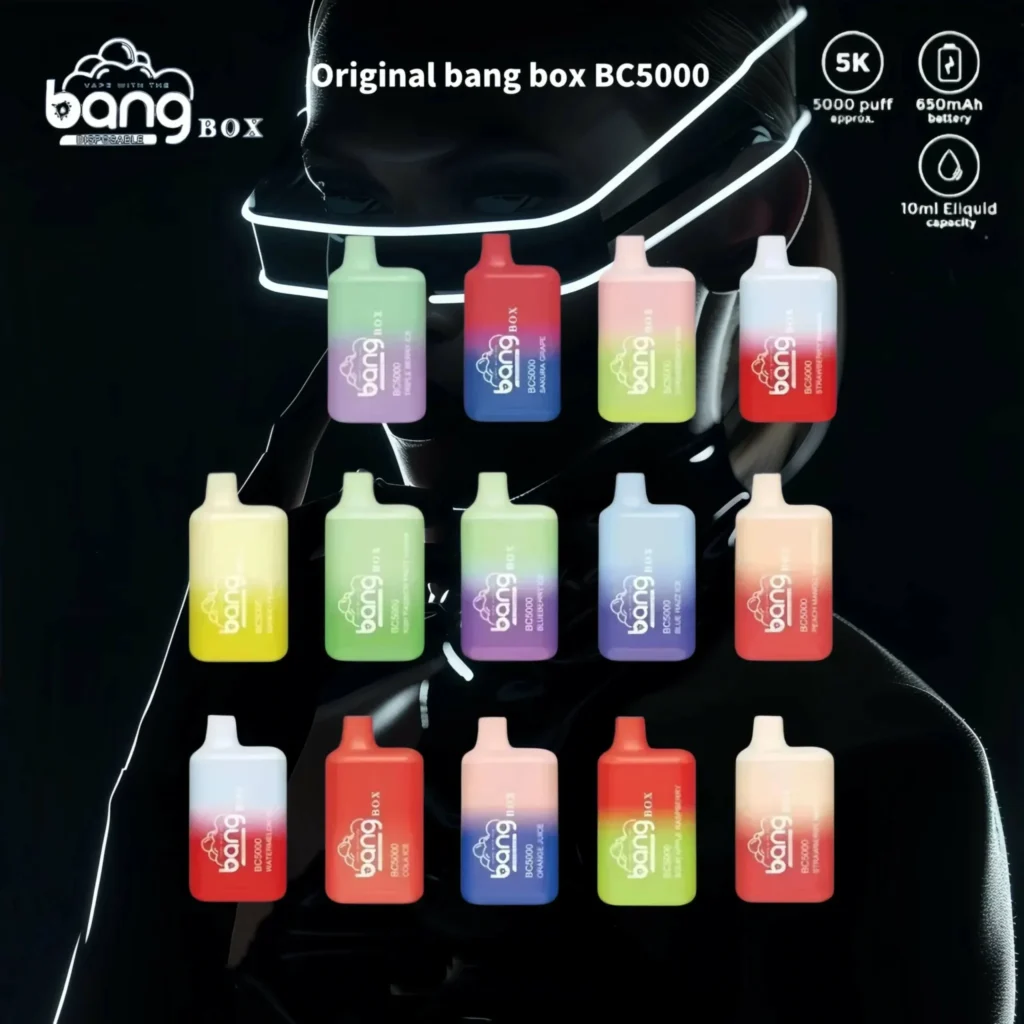 Bang BC 5000 Puffs Disposable Vape Pen Wholesale 0%, 2%, 3%, 5% Low Nicotine Rechargeable High Quality Bulk Buy Disposable Electronic Cigarette