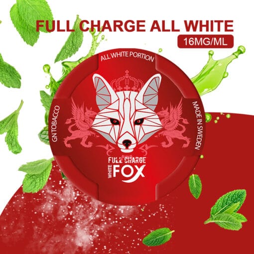 Best-Selling White Fox Nicotine Pouches Infused with Essential Oils for a Refreshing Snus Experience (4)