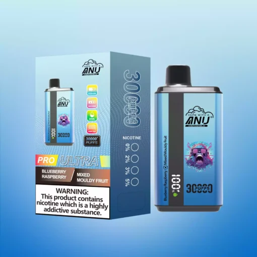 Premium ANU Dual Flavor 30000 Puffs Rechargeable Low Nicotine Vape for Bulk Purchase with LED Display Trending in 2025 (3)