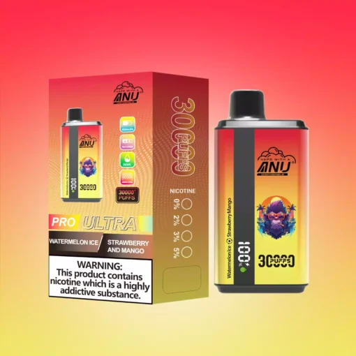 Premium ANU Dual Flavor 30000 Puffs Rechargeable Low Nicotine Vape for Bulk Purchase with LED Display Trending in 2025 (4)