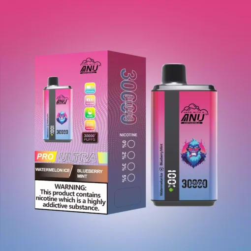 Premium ANU Dual Flavor 30000 Puffs Rechargeable Low Nicotine Vape for Bulk Purchase with LED Display Trending in 2025 (5)