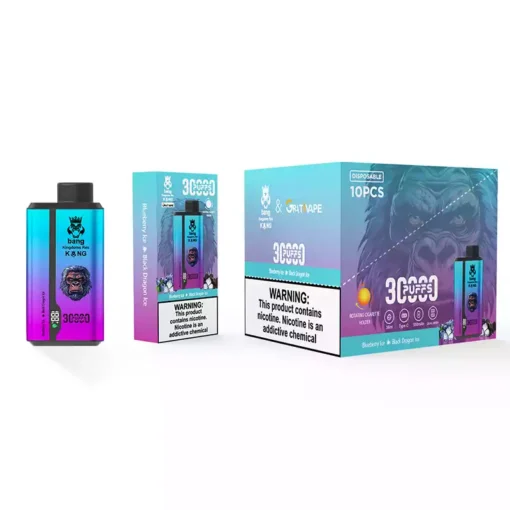 Premium Wholesale Bang King Grativape 30000 Puffs Rechargeable Disposable Vape with Large 36ml E-Liquid and Mesh Coil Multiple Nicotine Options (13)