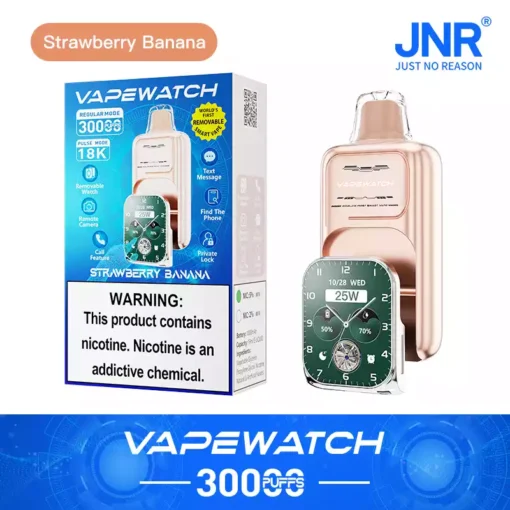 2025 Best-Selling Premium JNR Vape Watch 30000 Puffs Rechargeable Disposable Vape with Dual Mesh Coil and Large Digital Display from Source Factory (17)